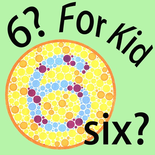 Kids taking color blind test book