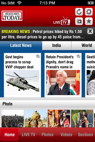 Headlines Today screenshot 2