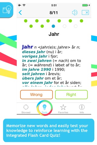 Danish <-> German Slovoed Classic talking dictionary screenshot 4