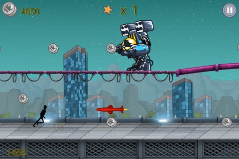 Steel Robot Run vs Atom Thief Transformers Squad FULL screenshot 3