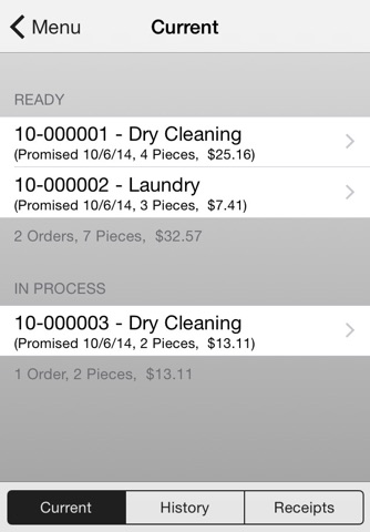 MyDryCleaner Mobile screenshot 2