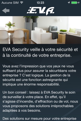 E.V.A. Security Systems screenshot 2