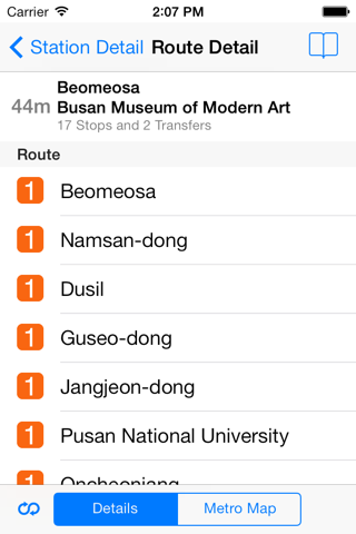 Busan City Metro - South Korean Subway Guide screenshot 3