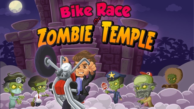 ````Action Bike Race of Zombie Temple: Dead Chase Racing(圖1)-速報App