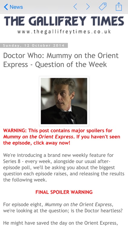 DW WhoNews for Doctor Who screenshot-4