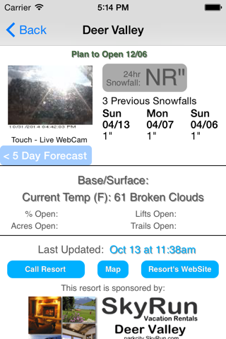 Utah Snow Report screenshot 3
