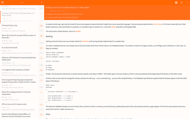 Hacker News YC