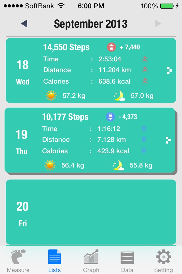 Walker - Pedometer Lite screenshot 4