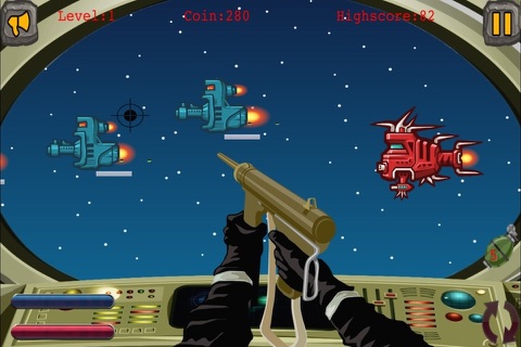 A Star Fighter Attack FREE - Cosmic  War Defense screenshot 4