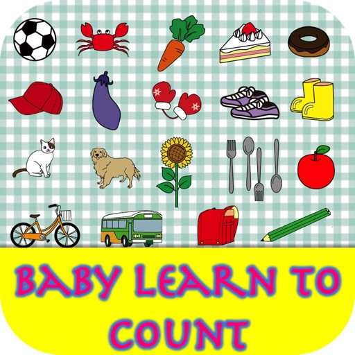 Baby Learn To Count Free - Learn to count fruit, count animal, count tools icon