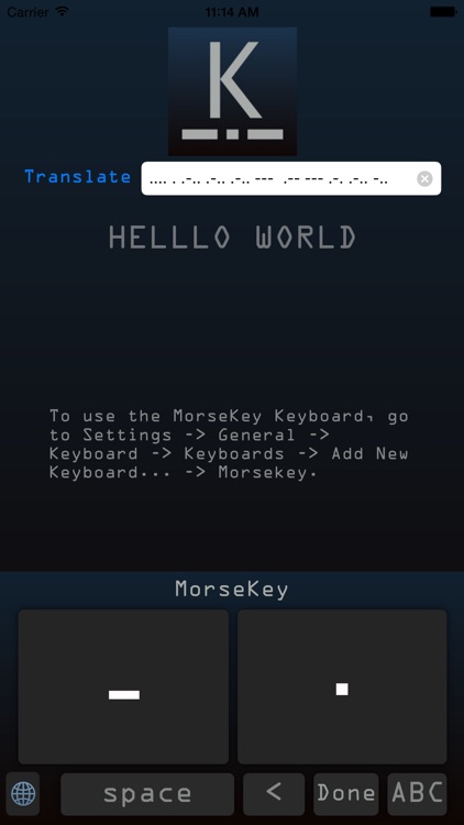 MorseKey Keyboard