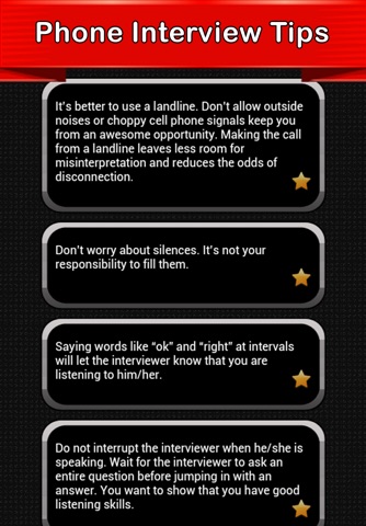 Phone Interview Tips screenshot 2