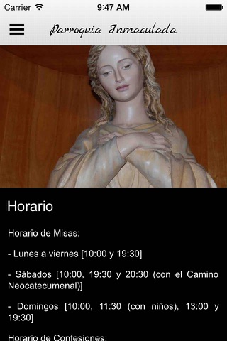 Parroquia Inmaculada screenshot 2