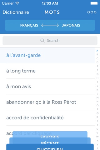 Linguist Dictionary - Dictionnaire français-japonais du management. Linguist Dictionary -日本語-フランス語経営用語類義語辞典 screenshot 2