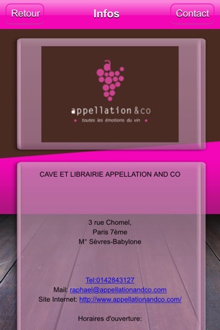 Cave et Librairie Appellation And Co screenshot 3