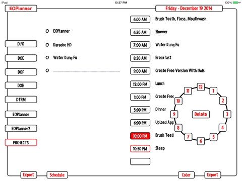 EOPlanner Free screenshot 4