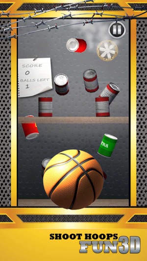 Shoot Hoops Basketball Toss Game 3D - Real Knockdown Cans Fl(圖1)-速報App