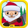 Santa wood cutter