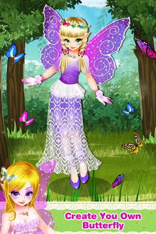 Butterfly Fairy Girls - Dress Up Salon screenshot 3