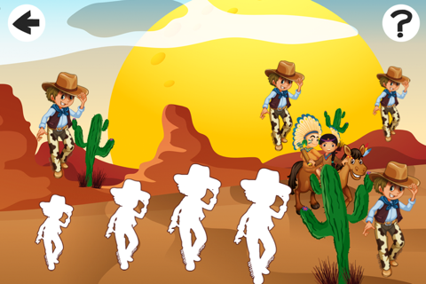 A Cowboy’s World: Sizing Game to Learn and Play for Children screenshot 3