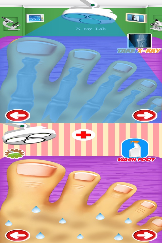 Crazy Little Monster Toe Nails Virtual Surgery Doctor - Free Fun Kids Hospital Game screenshot 3
