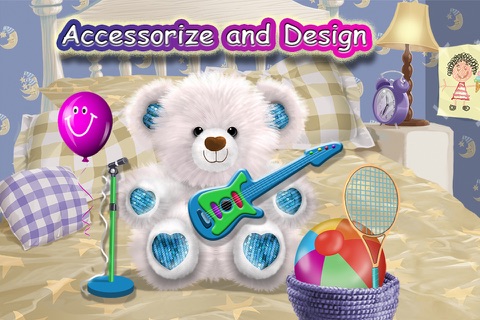 Build A Teddy Bear - Sing Along Songs & Lullabies - Create Design Dress Up & Feed  Your Toy Bears - Animals Care Game screenshot 3