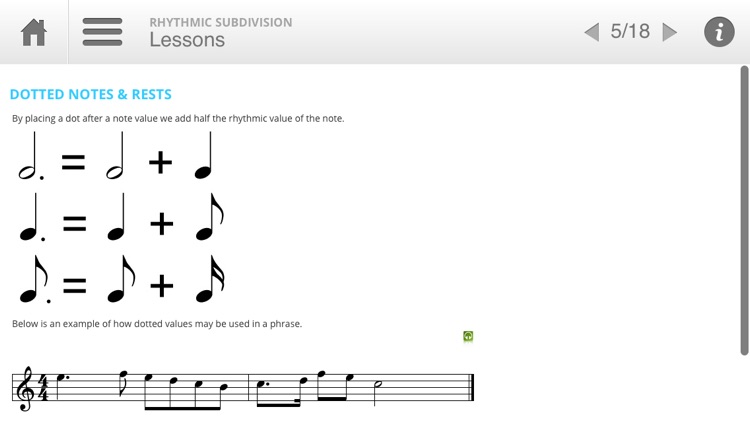 Musition Rhythmic Subdivision