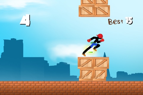 StickMan Jump or Die Run Pro - Awesome stick man city Jumper screenshot 3