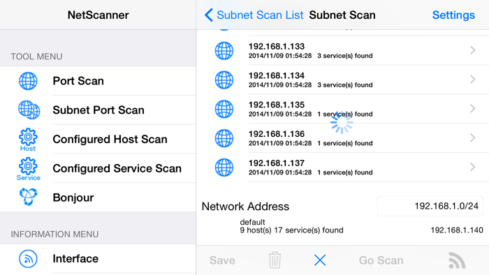 NetScanner for iOS