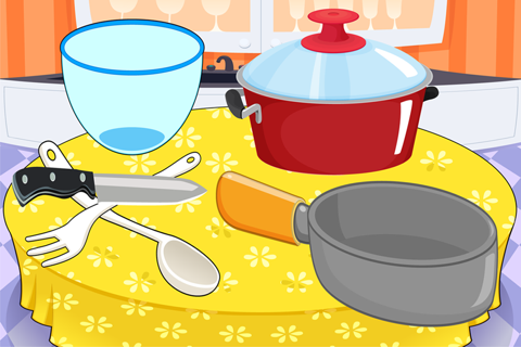 Kitchen Utensils Puzzle Game For Kids screenshot 2