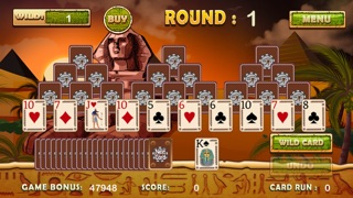 Ancient Egyptian Tri Tower Pyramid Solitaire screenshot 1