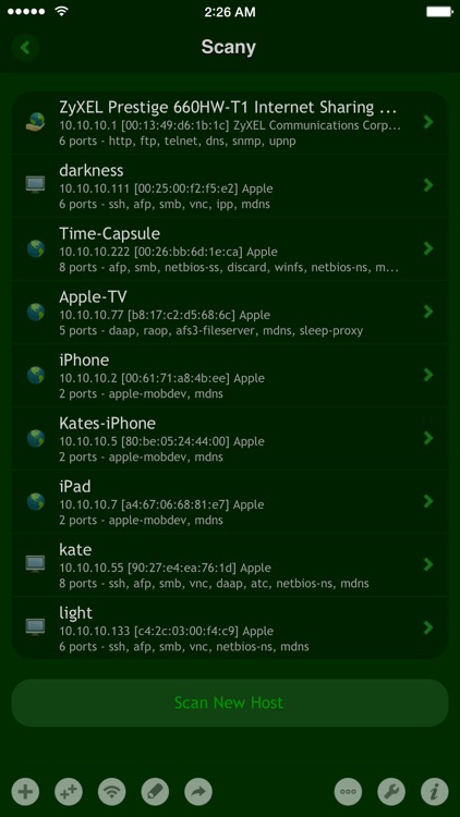 Scany - network scanner
