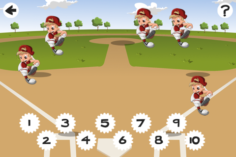 A Baseball Counting Game for Children: learn to count 1 - 10 screenshot 4