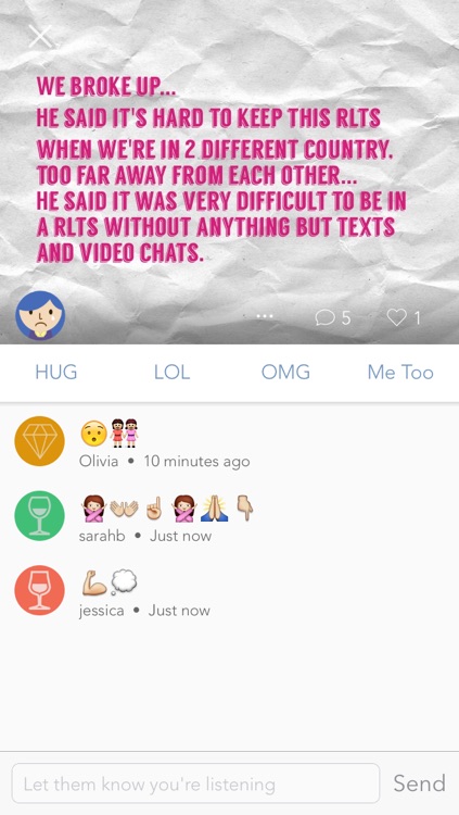 Emoji Chat - Share emotions & thoughts with a positive community