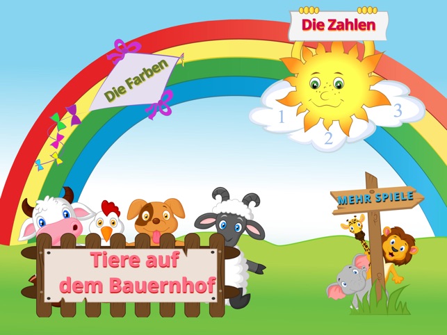 Flashcards in Deutsch Memoria für Kinder