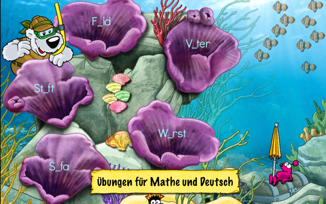 Deutsch und Mathe 2. Klasse: Emil und Pauline in der Tiefsee(圖2)-速報App