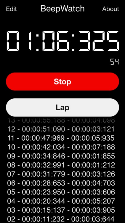 BeepWatch LITE - Beeping Circuit Training Interval Stopwatch screenshot-3