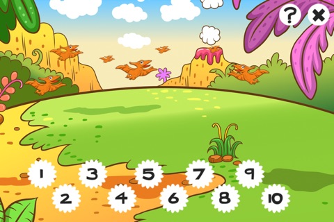 123 Count-ing With Dino-saurs: Learn-ing To Count To Ten. My Kid-s & Baby First Number-s screenshot 4