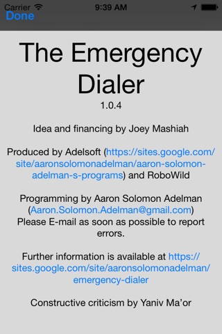 The Emergency Dialer screenshot 3