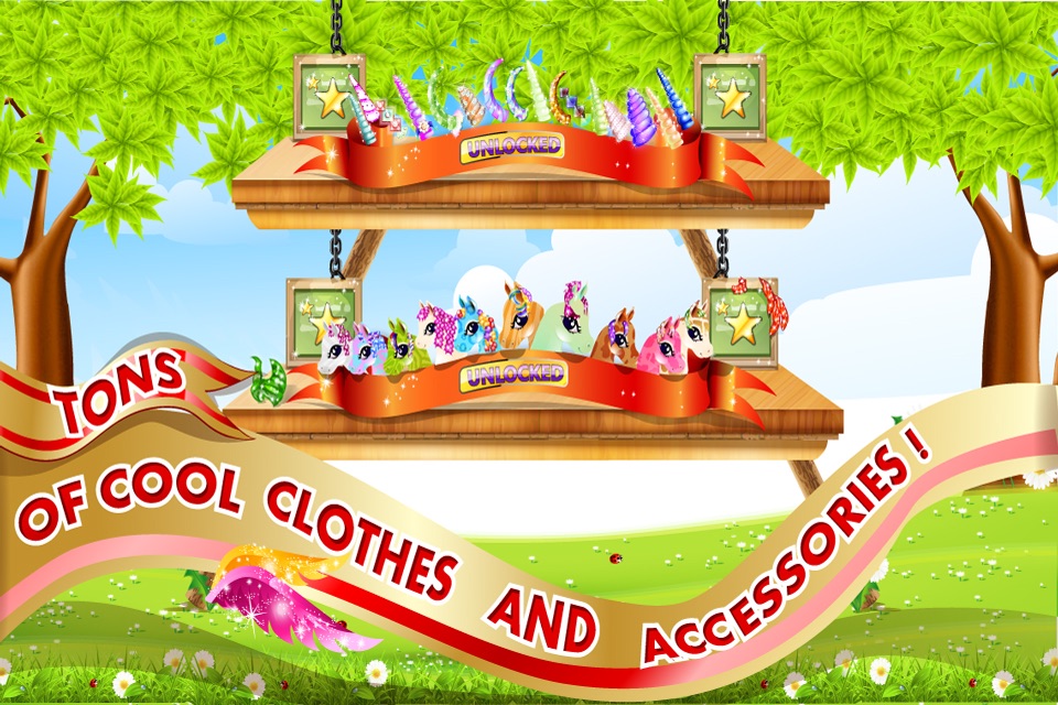 A Magic Pet Pony Horse World - Dress Up Your Cute Little Pony Free screenshot 2