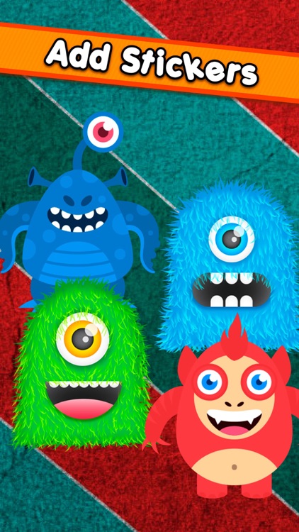 Inc Sticker Monster - Camera Stickers Game - Free Game