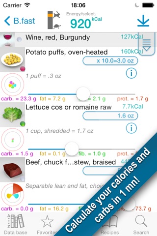 Calories Minute Access screenshot 2