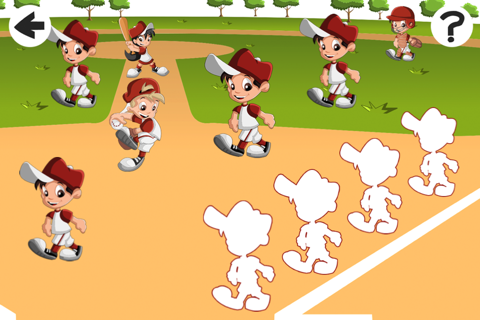 Baby Puzzle: Base-ball Kids Game for Small Children. Sort-ing Objects by size screenshot 2