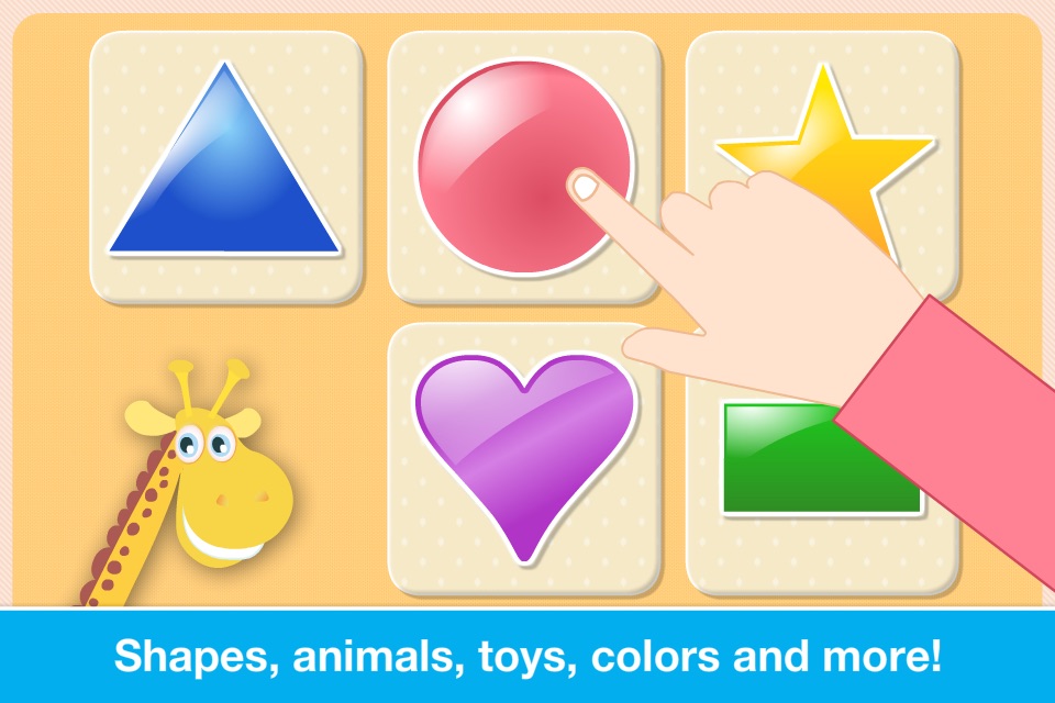 Baby First Words. Matching Educational Puzzle Games for Toddlers and Preschool Kids by Abby Monkey® Learning Clubhouse screenshot 3