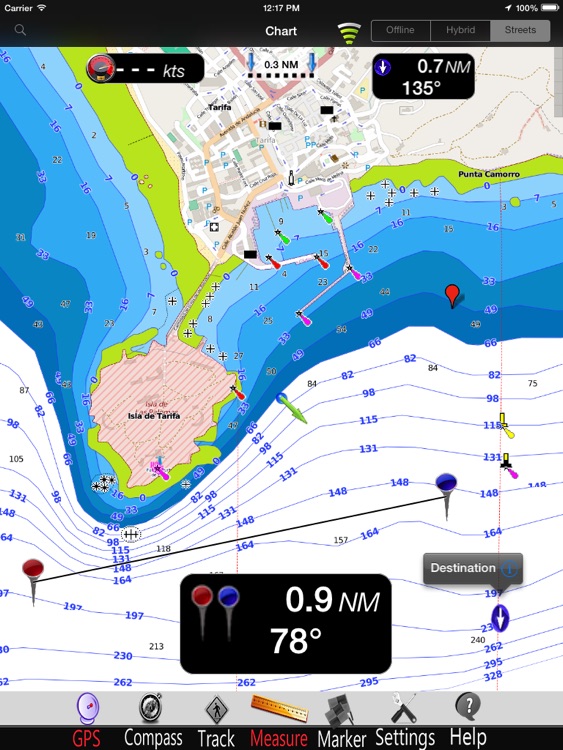 Ceuta GPS Nautical Charts Pro