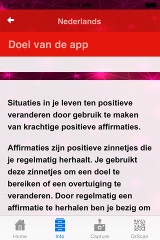 Positive Affirmations App screenshot 3