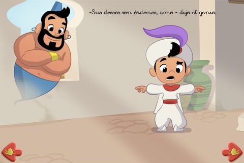 Aladdin and the wonderful lamp - Free book for kids screenshot 4