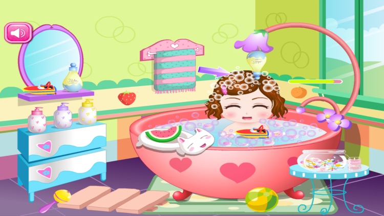 Cute Baby Bathing Game - The hottest kids baby bathing game for girls and kids!