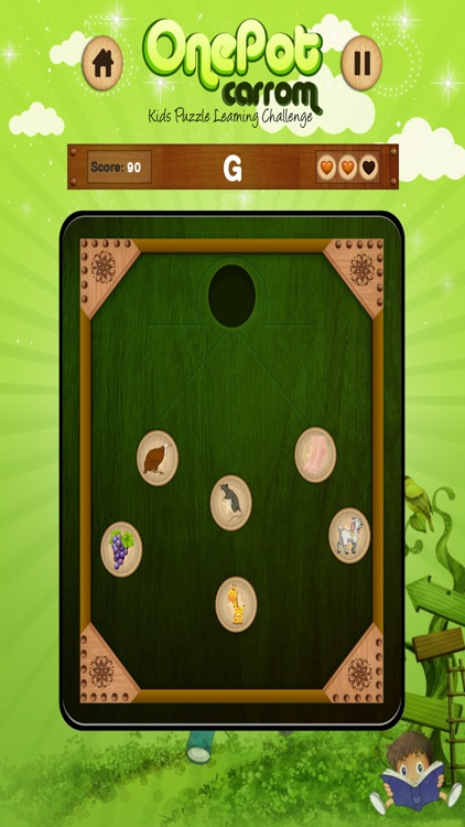 One Pot Carrom For Kids Puzzle Learning Challenge screenshot-3