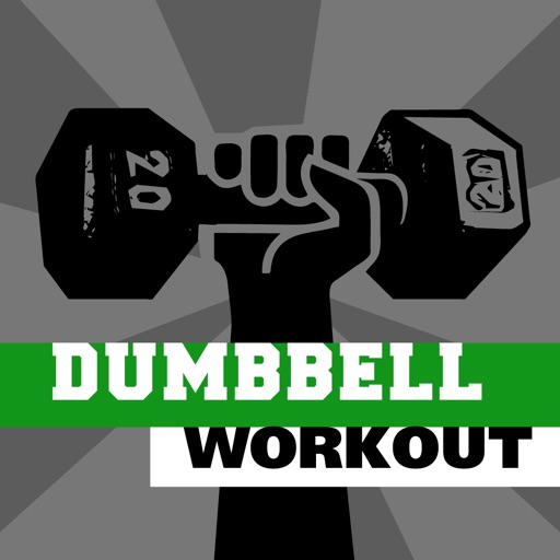 Dumbbell workout - training hiit wod & exercises trainer for abs arm leg PRO Icon